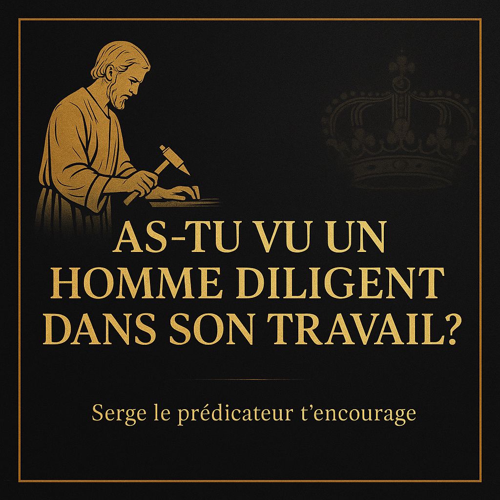 As-tu vu un homme diligent dans son travail