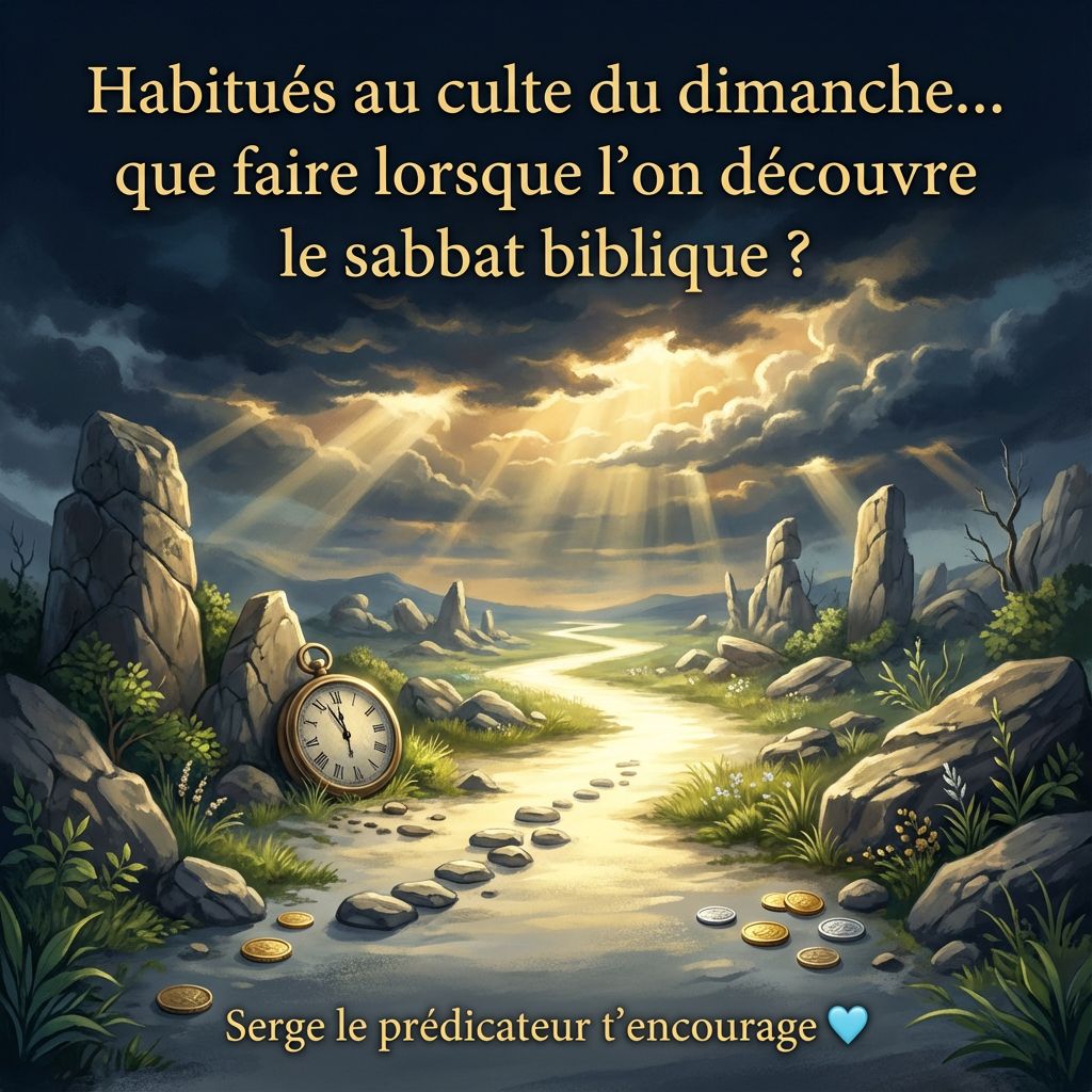 Habitués au culte du dimanche… que faire lorsque l’on découvre le sabbat biblique