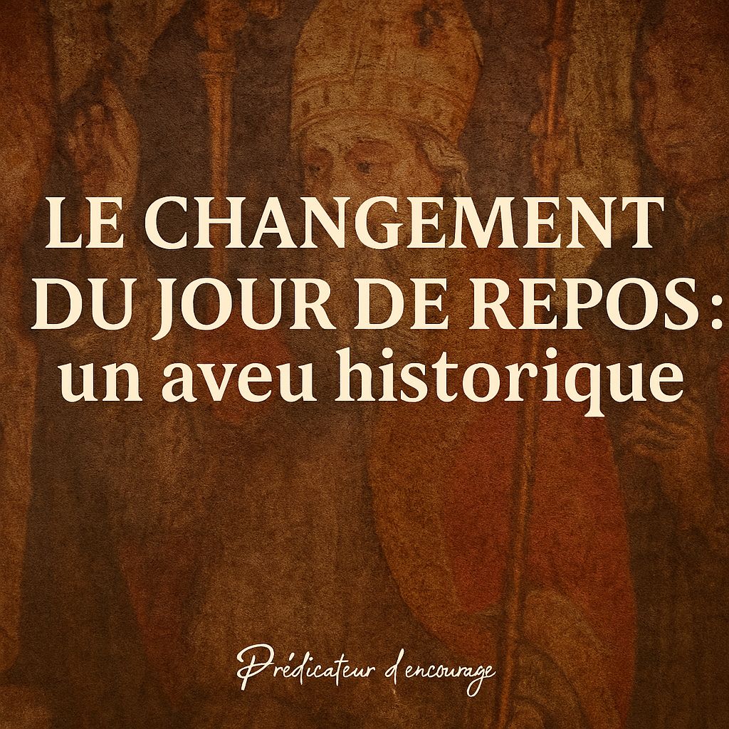 Le changement du jour de repos : un aveu historique
