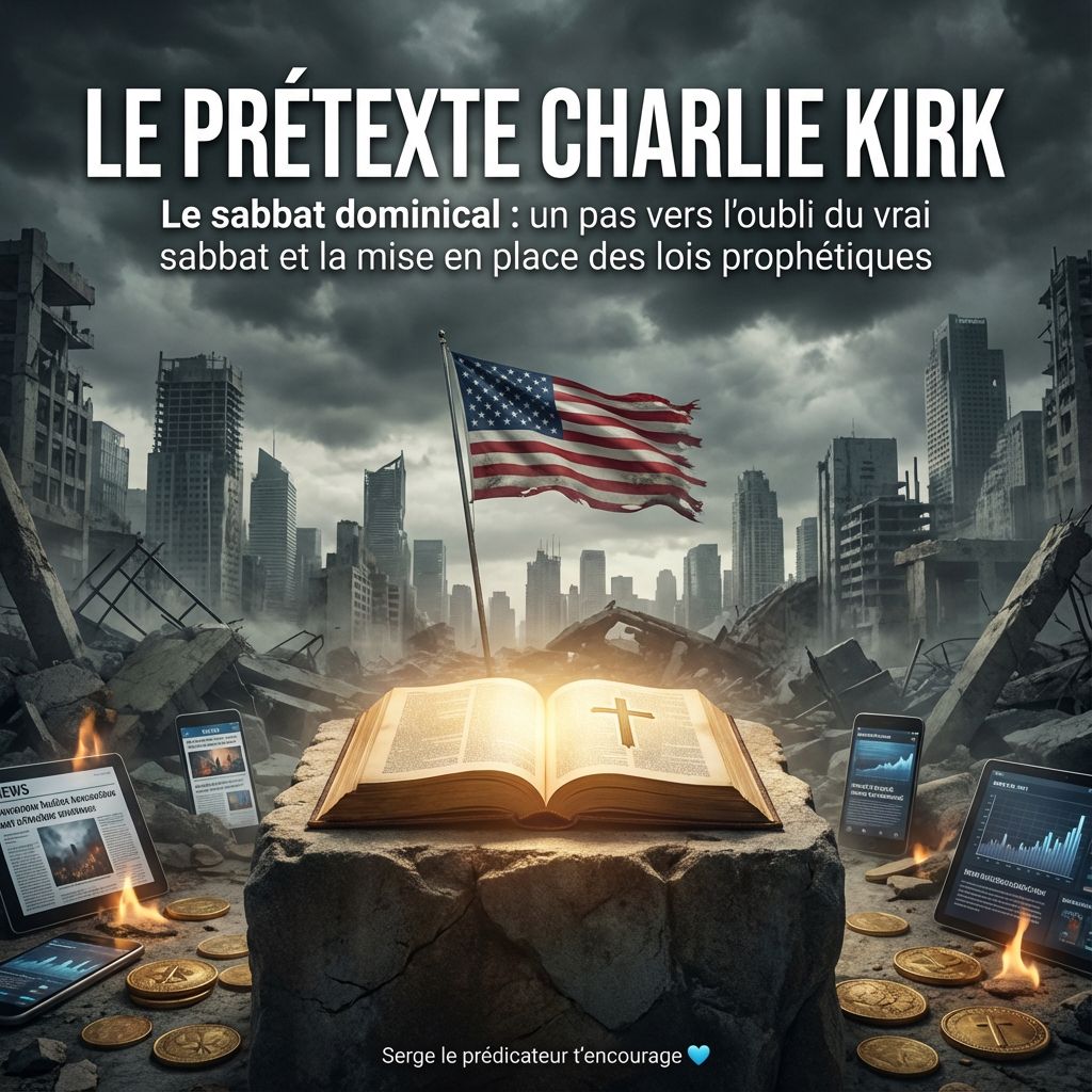 Le prétexte Charlie Kirk : Attaque contre le VRAI SABBAT