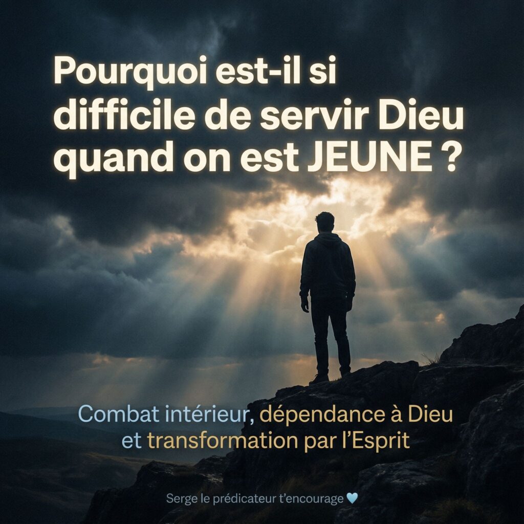 Pourquoi est-il si difficile de servir Dieu quand on est jeune…