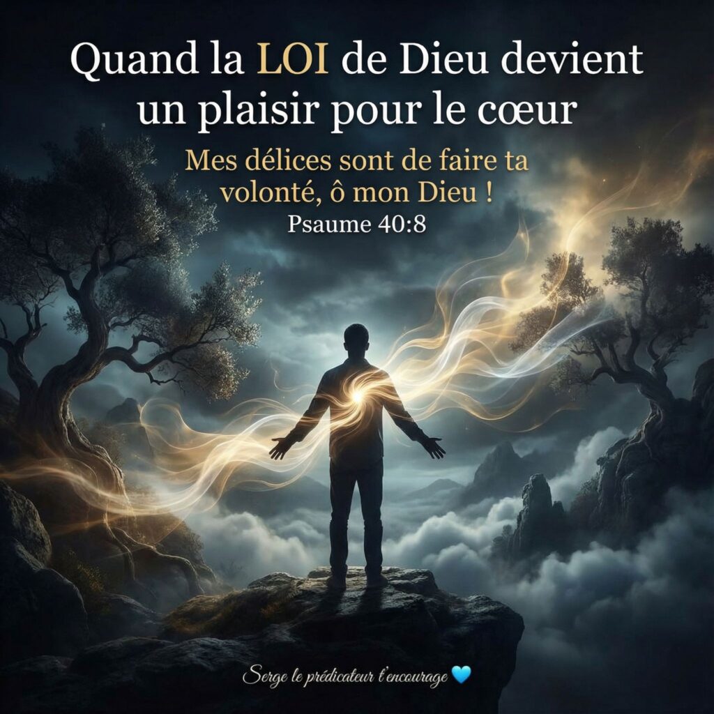 Quand la LOI de Dieu devient un plaisir pour le cœur