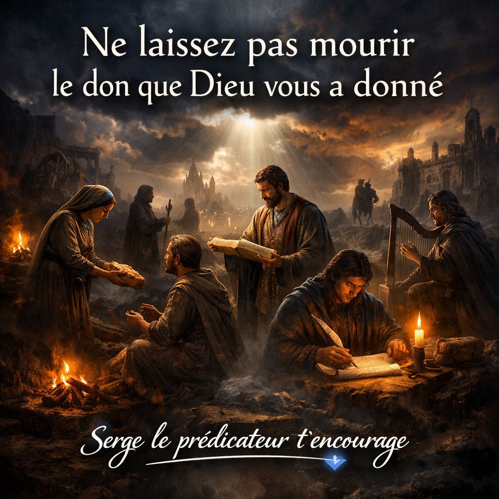 Ne laissez pas mourir le DON que Dieu vous a donné