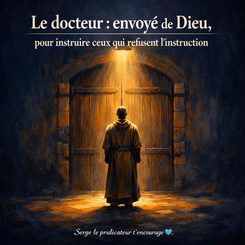 Le ministère de DOCTEUR : Envoyé de Dieu pour instruire ceux qui refusent L'INSTRUCTION