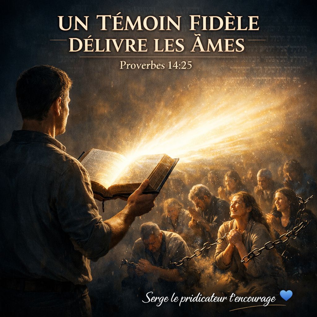 UN TÉMOIN FIDÈLE DÉLIVRE LES ÂMES