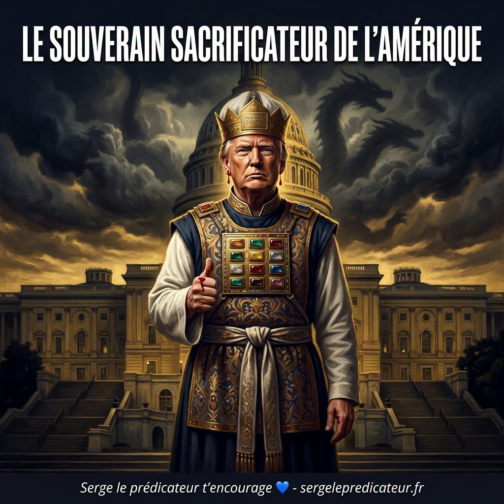 Donald Trump LE SOUVERAIN SACRIFICATEUR DE L'AMÉRIQUE