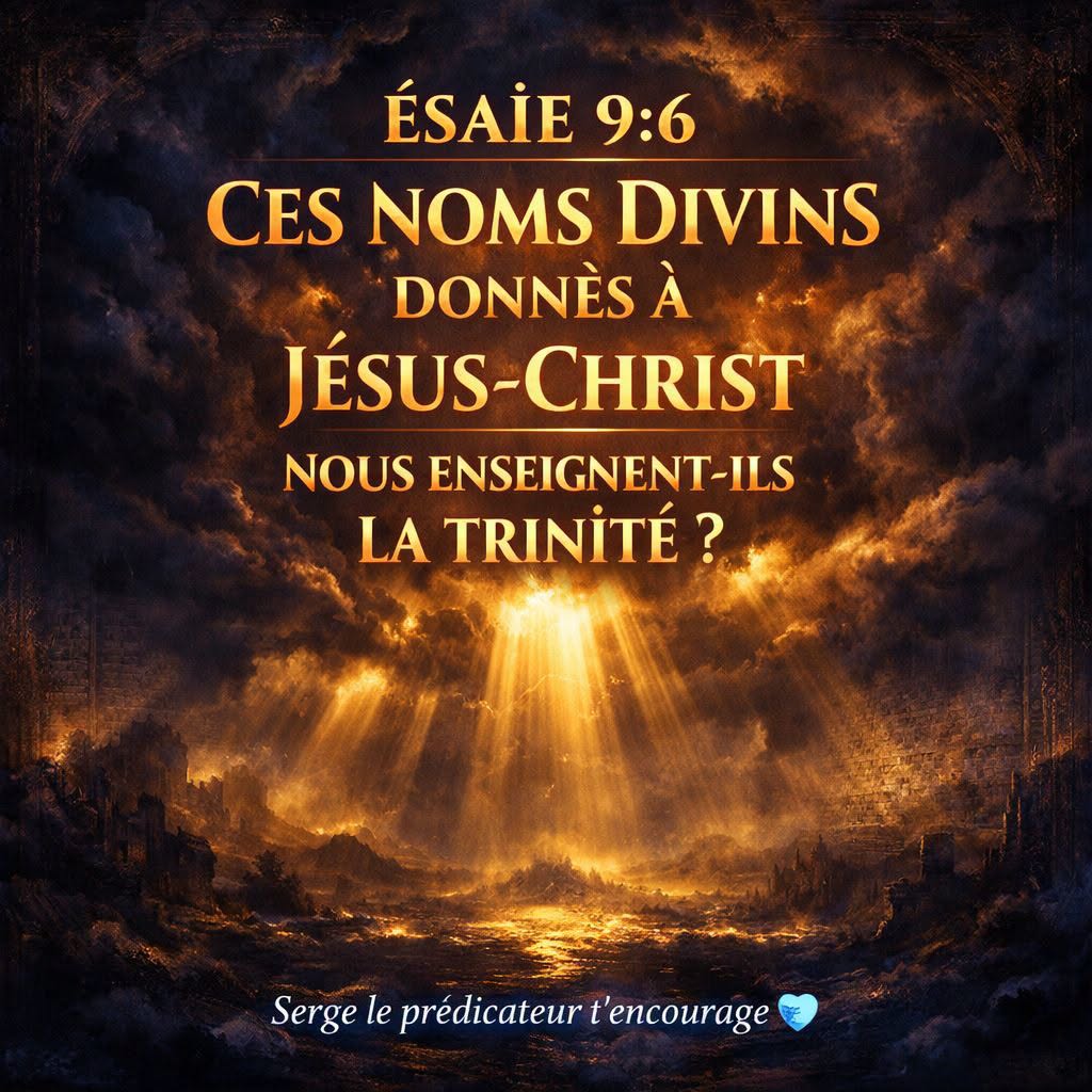 Ésaïe 9:6 - Ces noms divins donnés à Jésus-Christ nous enseignent-ils la Trinité ?