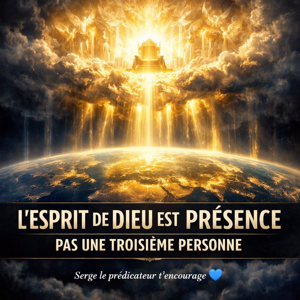 L'ESPRIT DE DIEU EST SA PRÉSENCE, PAS UNE TROISIÈME PERSONNE