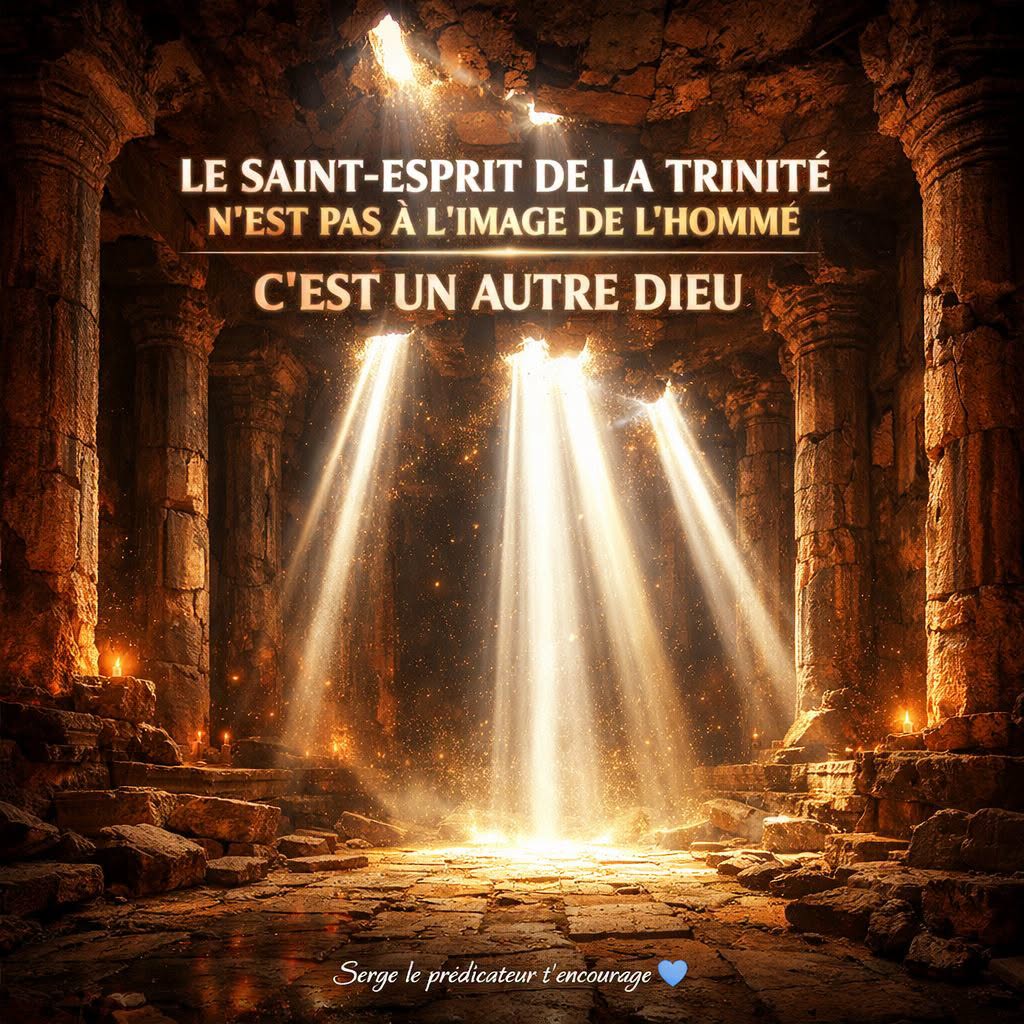 Le Saint-Esprit de la Trinité n'est pas à l'image de l'homme, c'est un autre dieu
