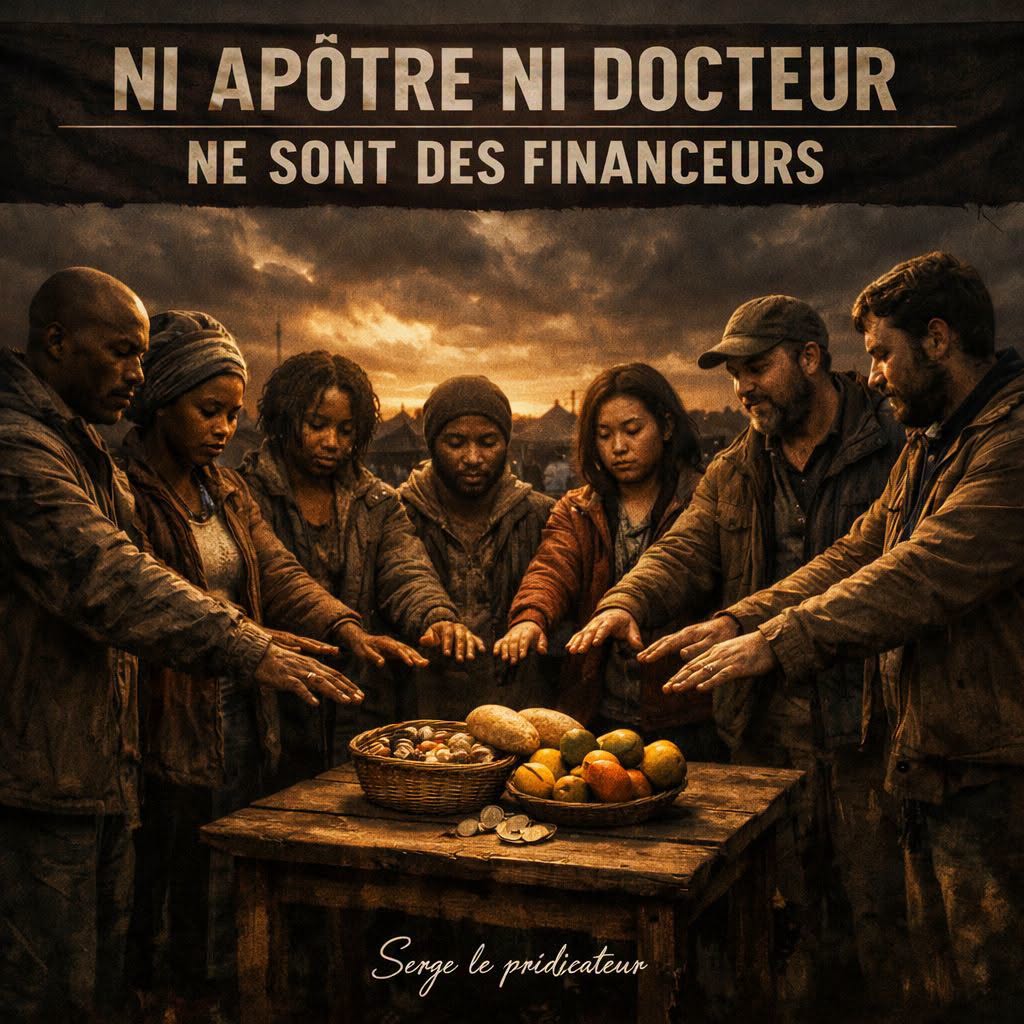 NI apôtre NI docteur ne sont des financeurs