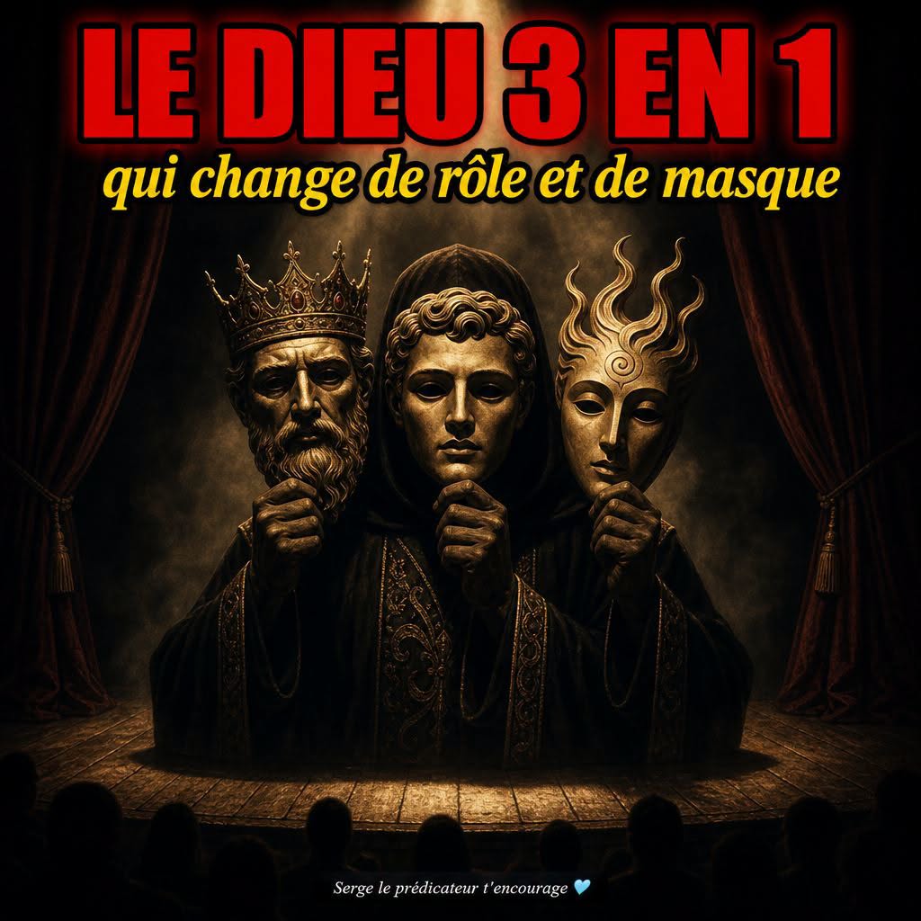 Le Dieu 3 en 1 qui change de rôle et de masque