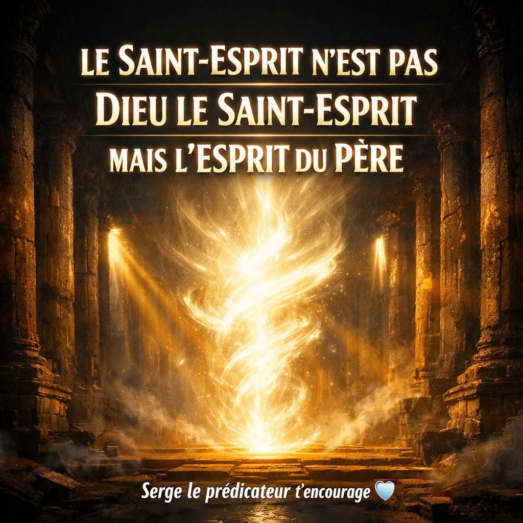 Le Saint-Esprit n'est pas Dieu le Saint-Esprit mais l'Esprit du Père