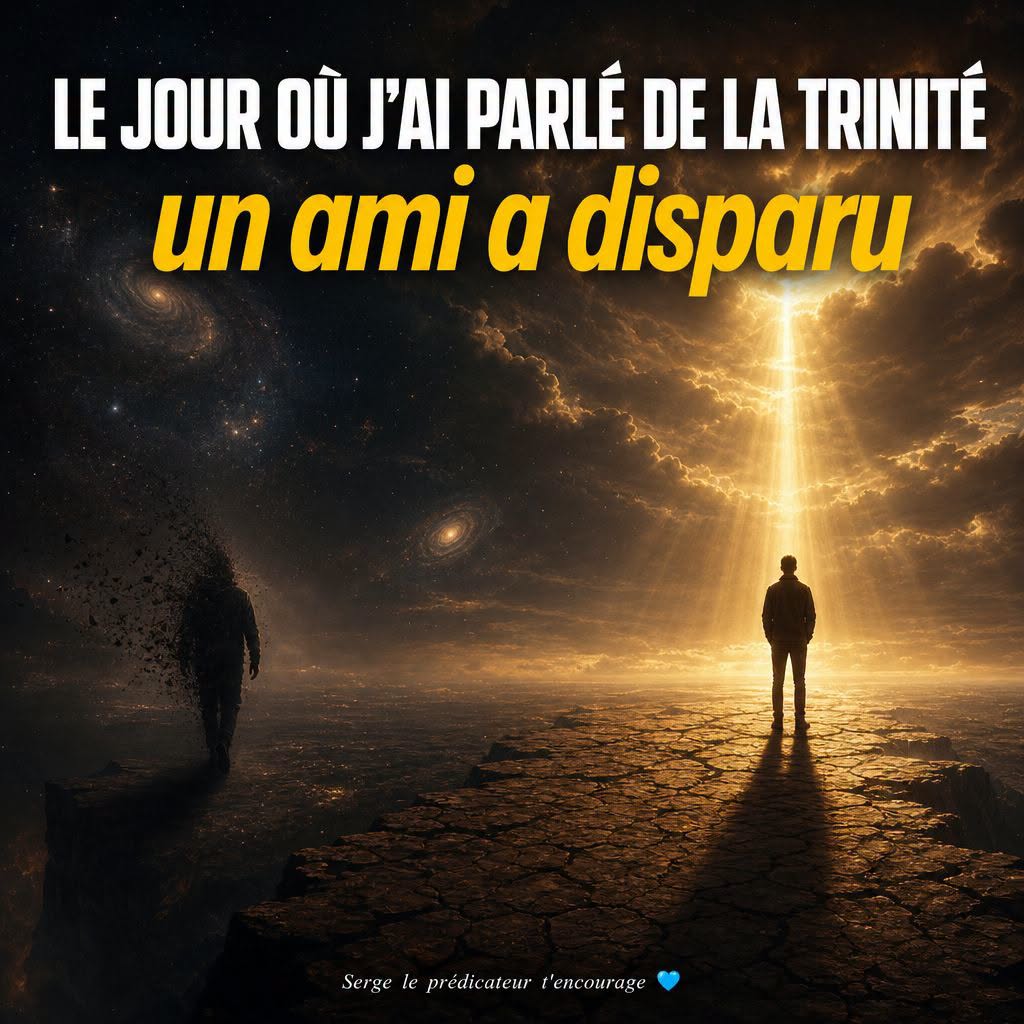Le jour où j'ai parlé de la Trinité, un ami a disparu