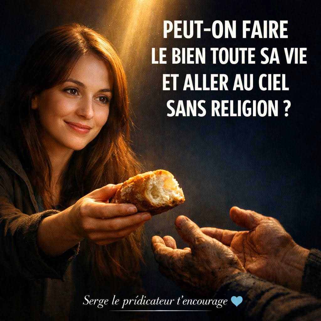 Peut-on faire le bien toute sa vie et aller au ciel sans religion