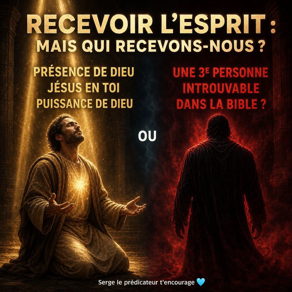 Recevoir l'esprit : Mais qui recevons-nous ? Partie 1/3
