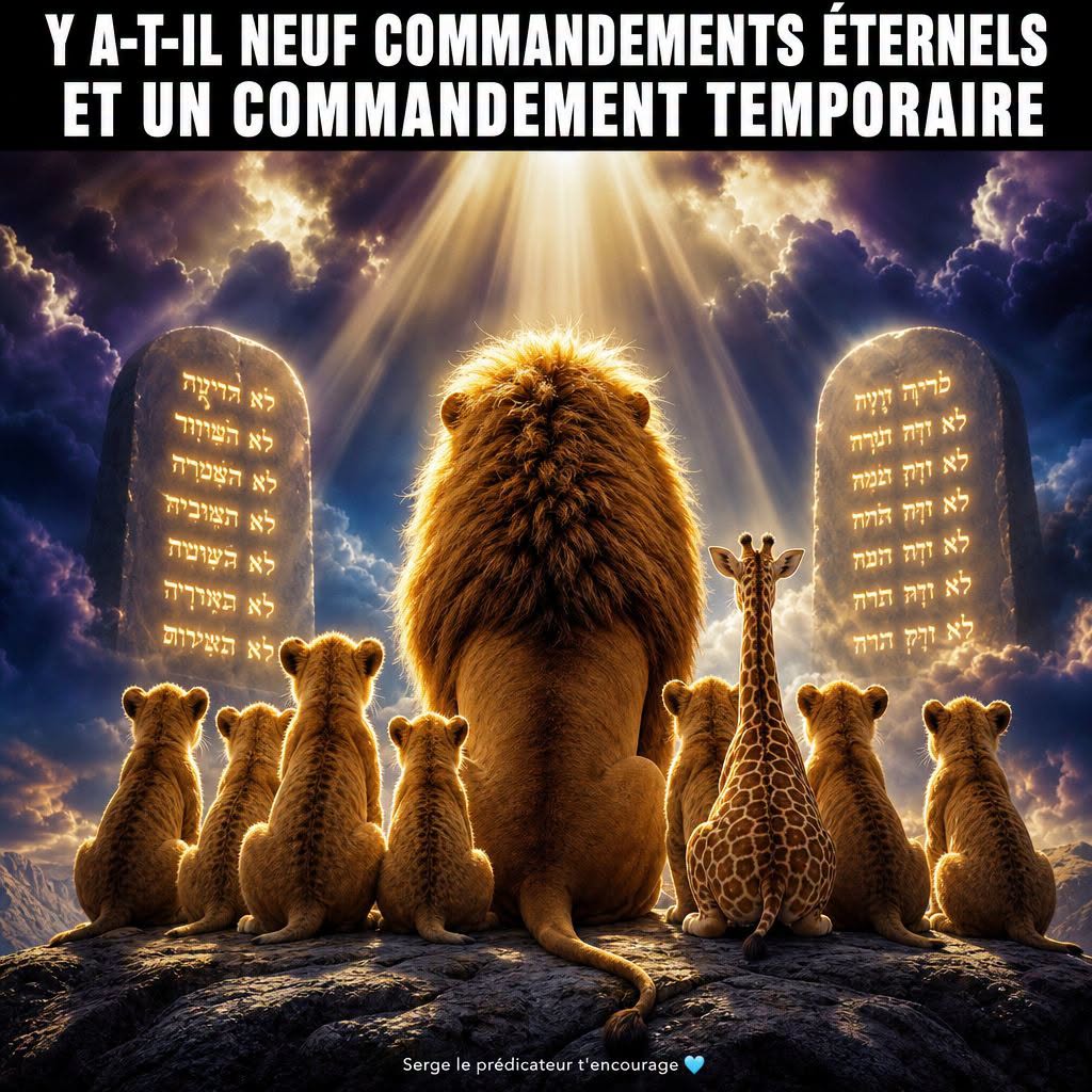 a-t-il neuf commandements éternels et un commandement temporaire