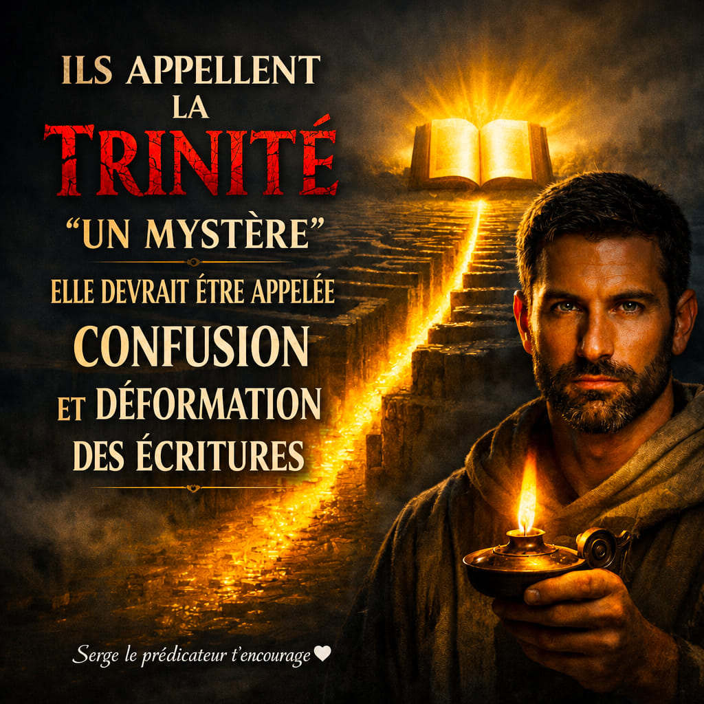 Ils appellent la Trinité "un mystère", elle devrait être appelée confusion et déformation des Écritures