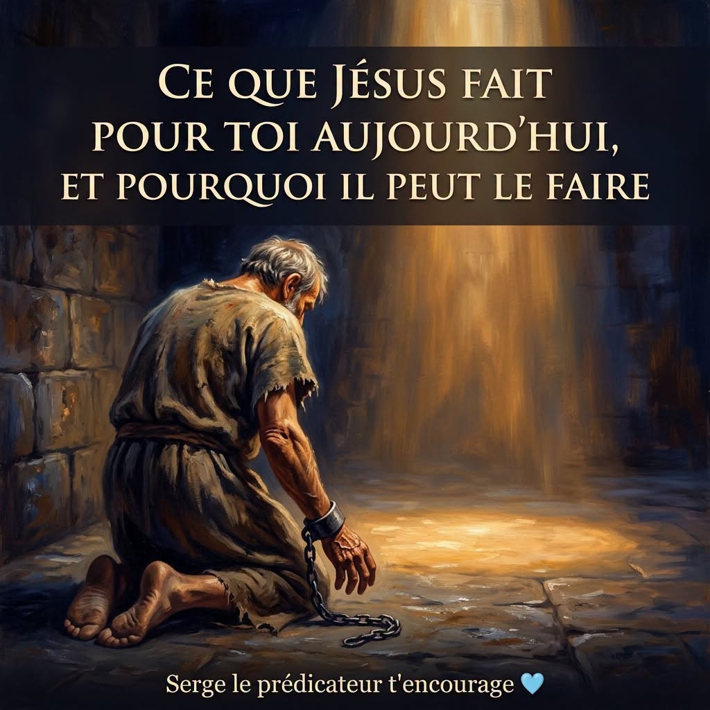 Ce que Jésus fait pour toi aujourd'hui, et pourquoi il peut le faire