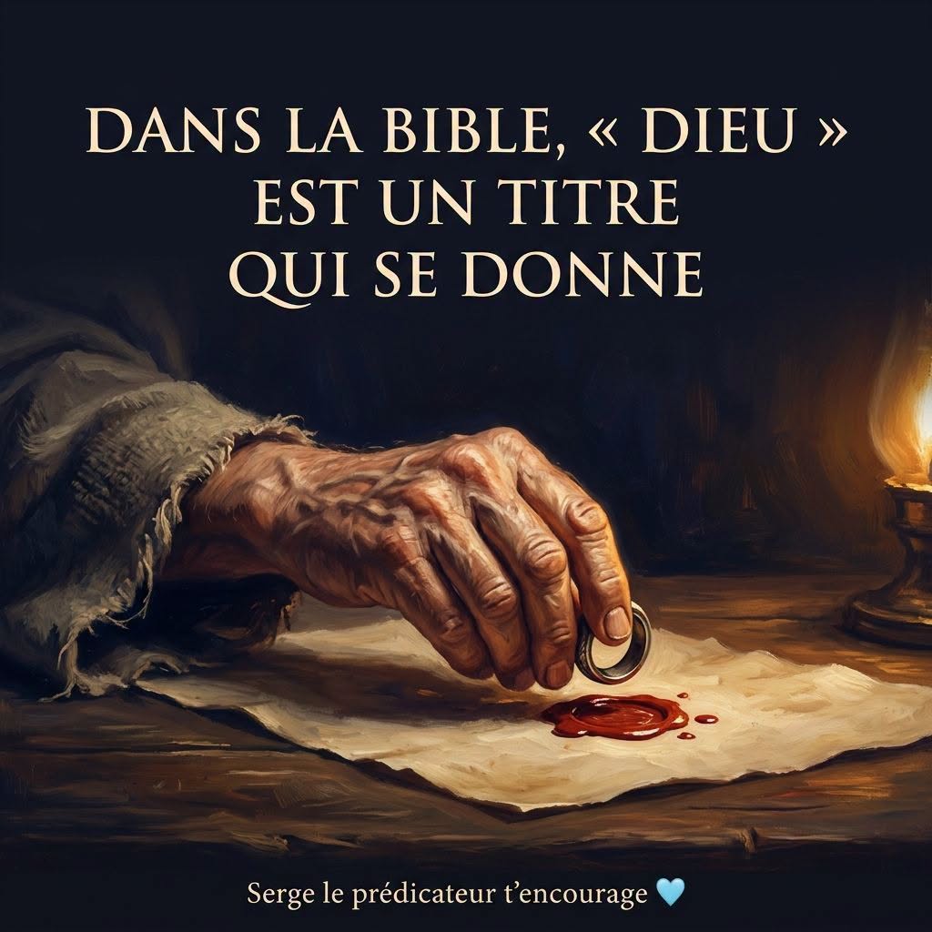 Dans la Bible, « Dieu » est un titre qui se donne