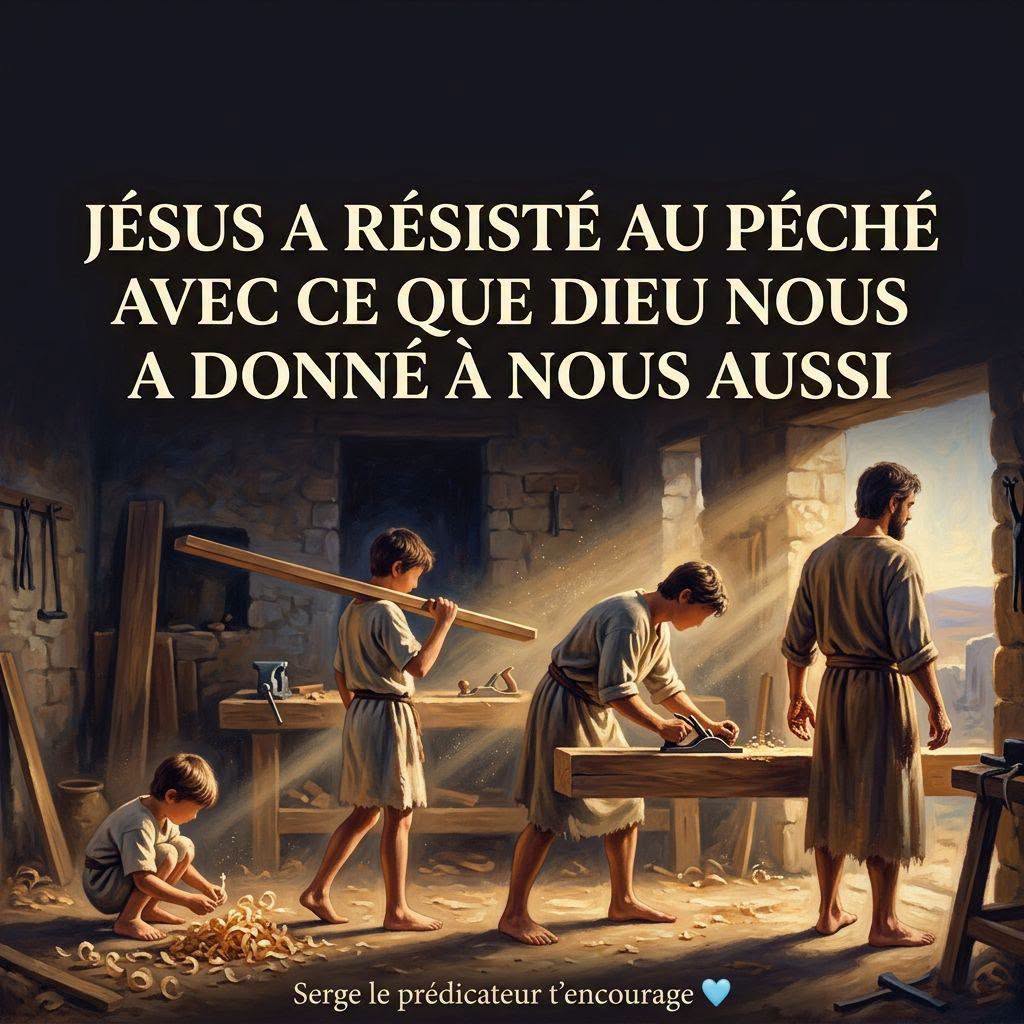 Jésus a résisté au péché avec ce que Dieu nous a donné à nous aussi