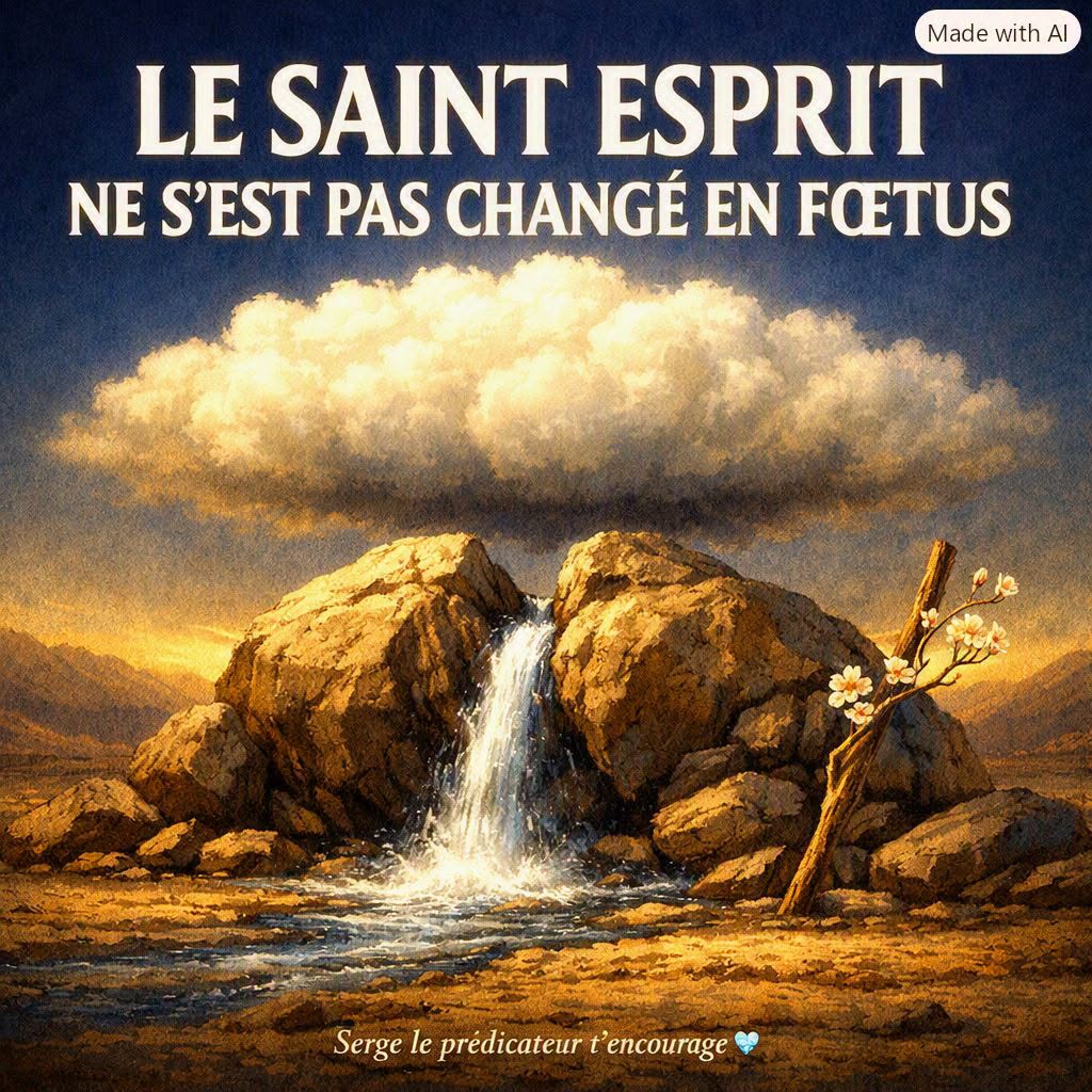 Le saint esprit ne s'est pas changé en fœtus