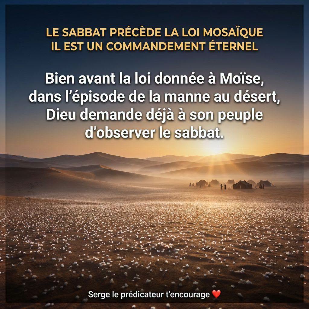 L'église de Jésus fait fausse route en oubliant de pratiquer le sabbat le 7e jour