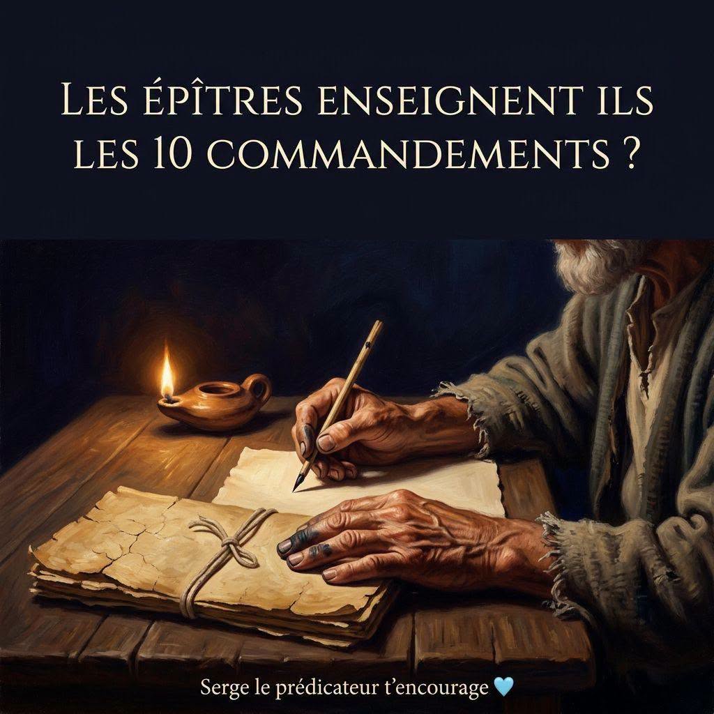 Les épîtres enseignent ils les 10 commandements