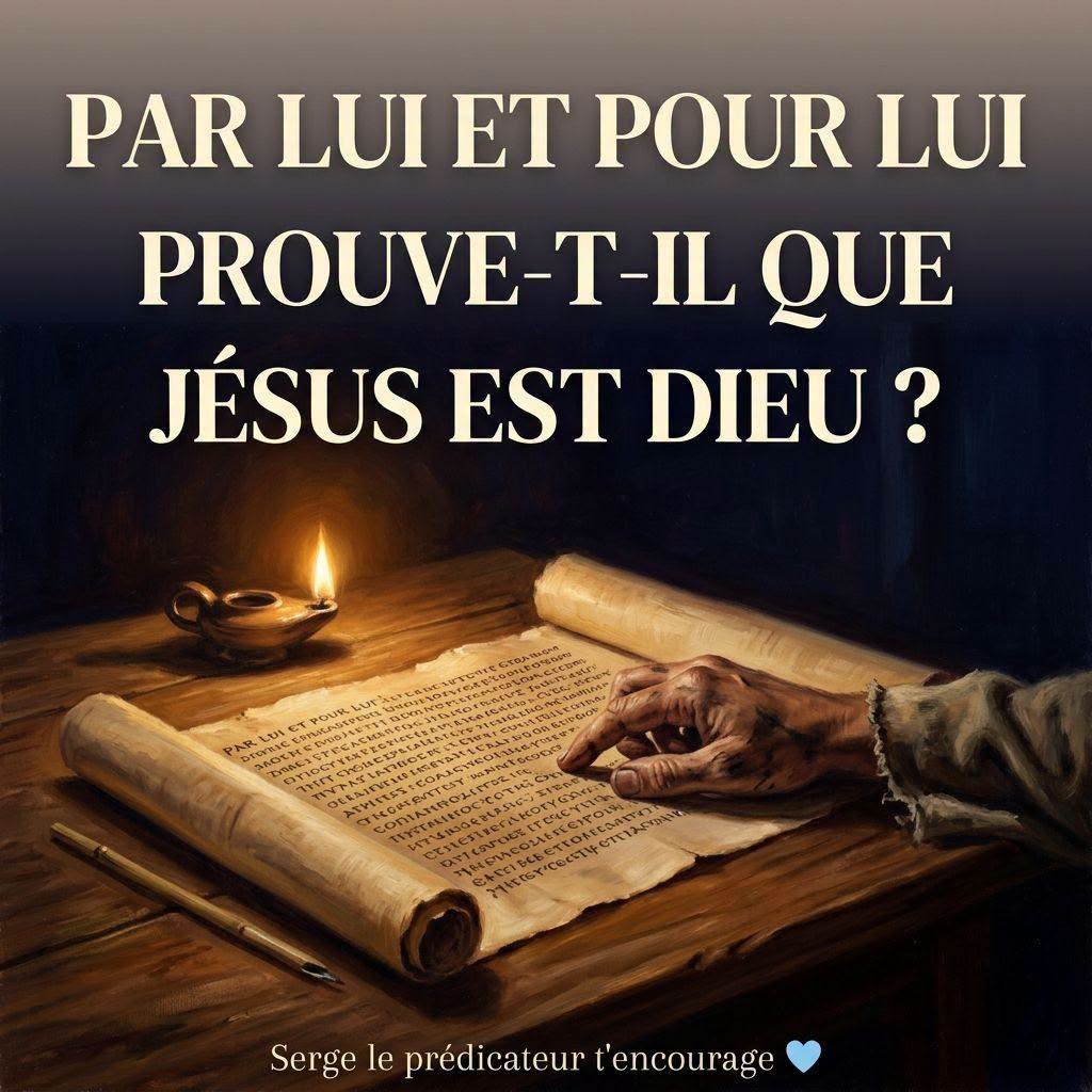 Par lui et pour lui : Pouve-t-il que Jésus est Dieu ?
