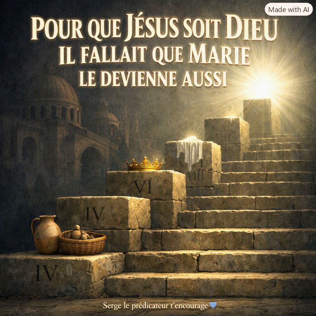 Pour que Jésus soit Dieu, il fallait que Marie le devienne aussi