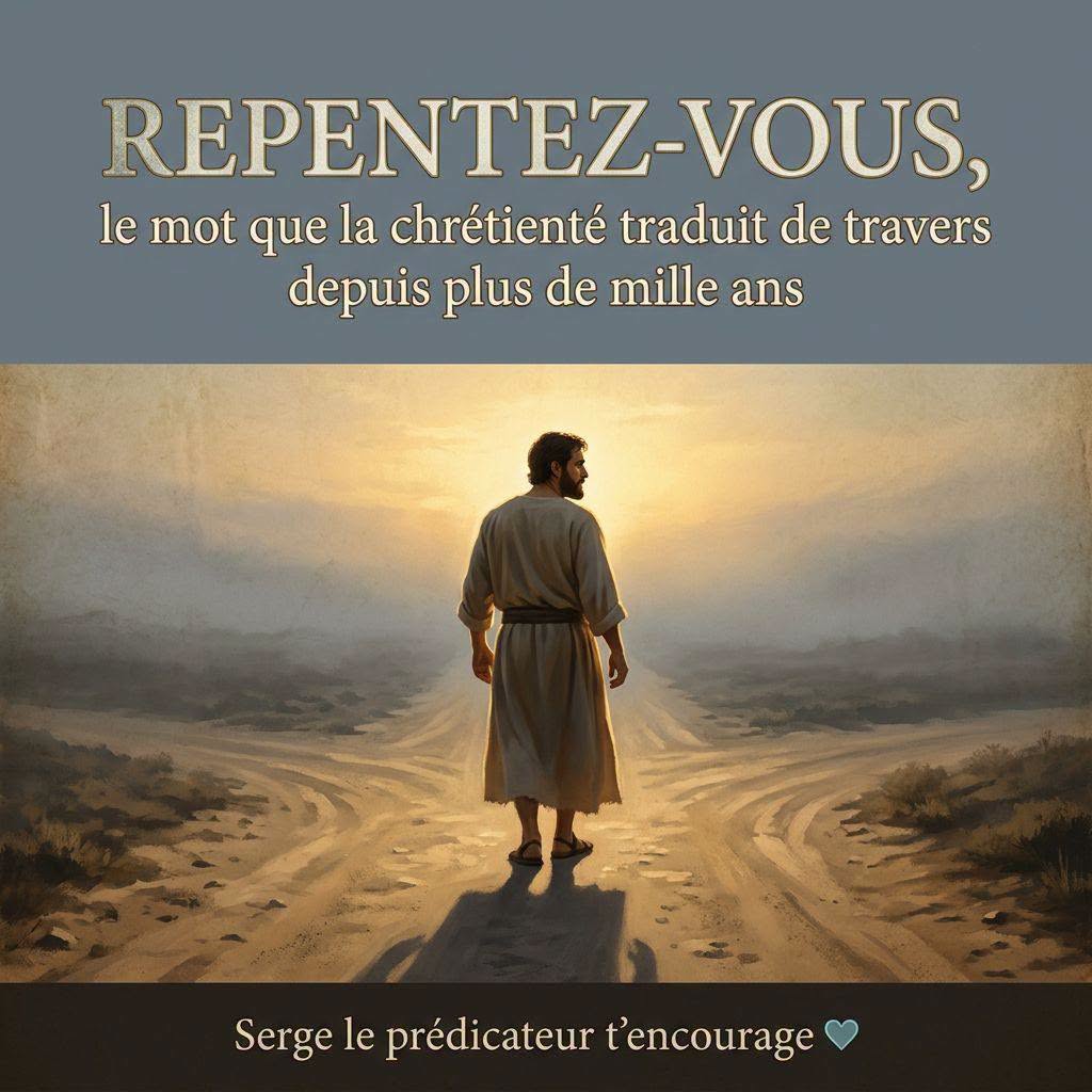 REPENTEZ-VOUS, le mot que la chrétienté traduit de travers depuis plus de mille ans