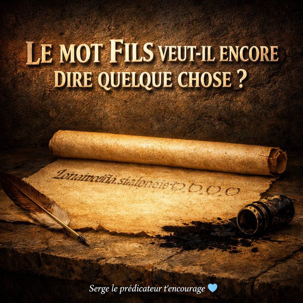 mot Fils veut-il encore dire quelque chose