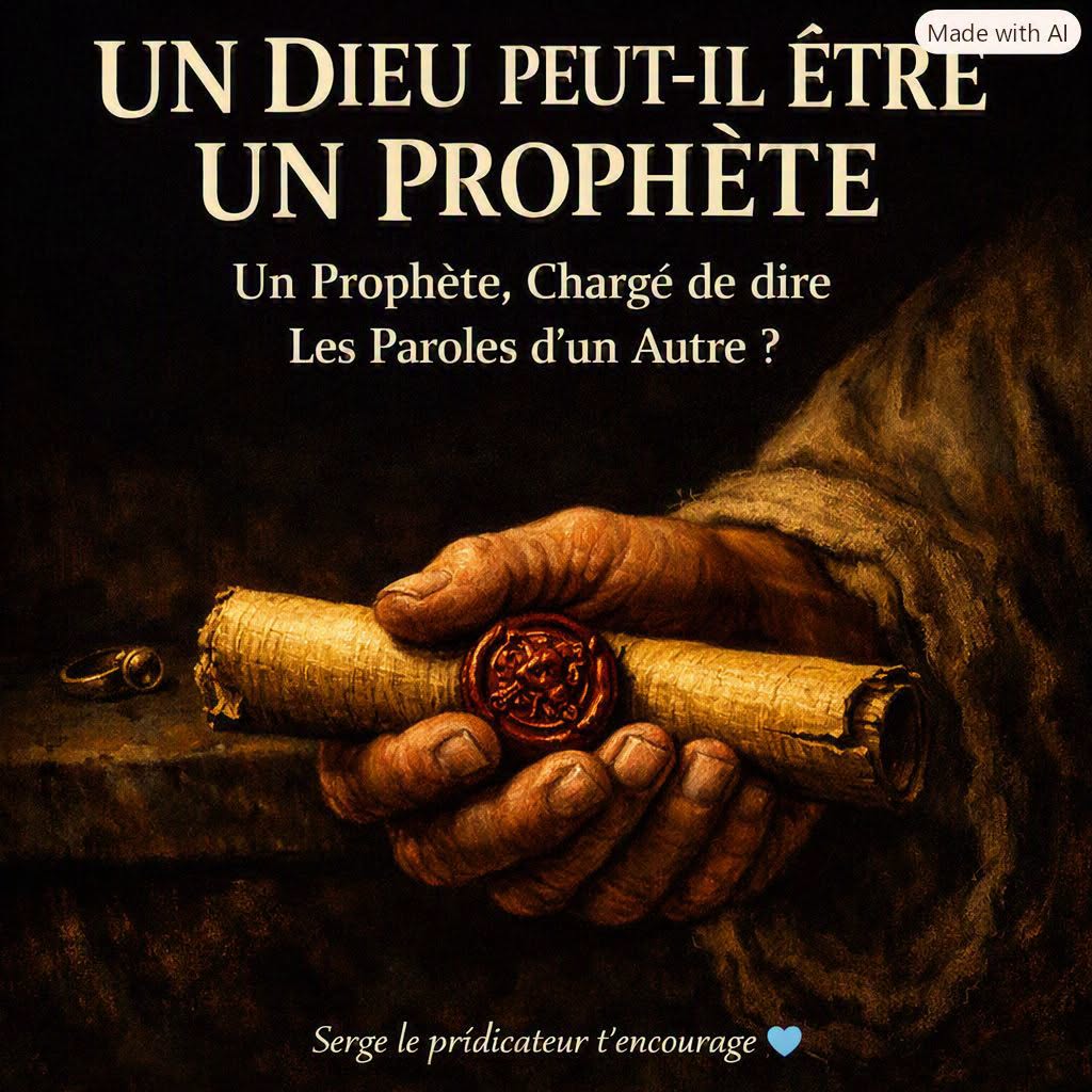 'Seigneur, je vois que tu es prophète' (Jean 4:19) : un Dieu peut-il être un prophète, chargé de dire les paroles d'un autre ?